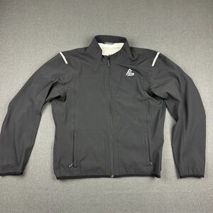 Fieldsheer Jacket Mens Large Black RainGuard Soft Shell Repellant Motorcycle Zip